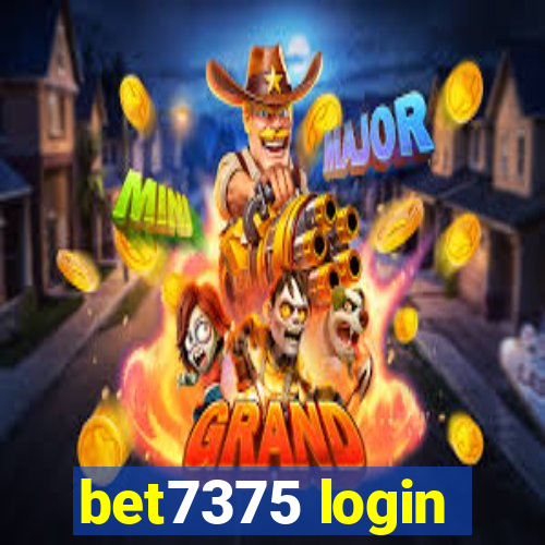 bet7375 login